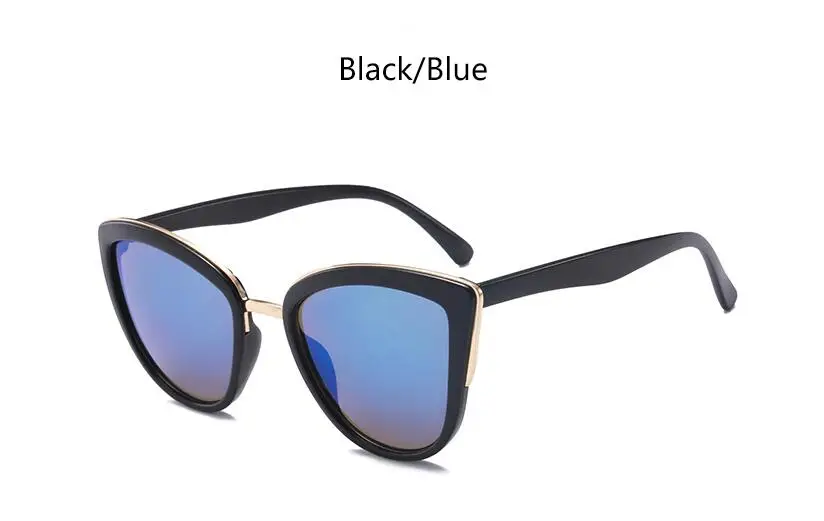 C4 blue lens Роскошные женские солнцезащитные очки "кошачий глаз", австралийский модный бренд, Черепаховые Солнцезащитные очки, женские дизайнерские коричневые солнцезащитные очки Oculos - Lenses Color: C4 blue lens