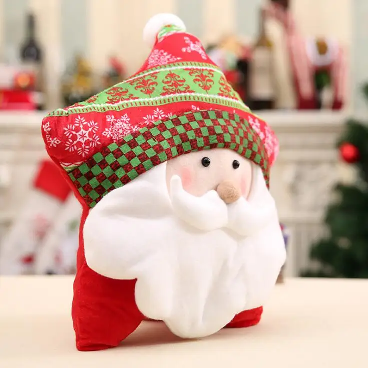 Рождественская звезда форма Xmas Санта Снеговик Подушка с лосем декоративная
