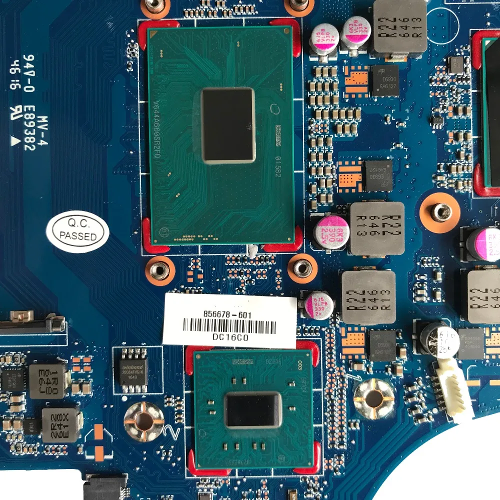 Оригинальный Для HP 15 AX AX023DX BC015T Материнская плата ноутбука I7 6700HQ 856678 601 DAG35AMB8E0 DDR4 960