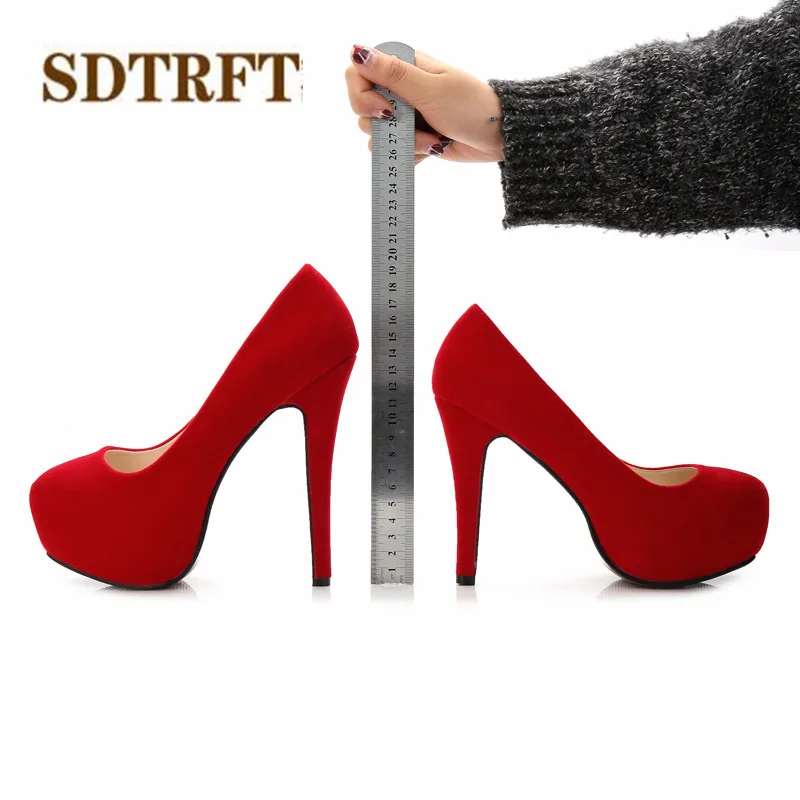 Женские свадебные туфли SDTRFT туфли-лодочки на платформе и тонком высоком каблуке