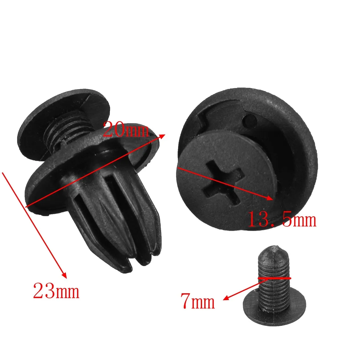 10 шт. 2 передних радиатора пластиковые зажимы для LAND ROVER DISCOVERY DYQ100230|plastic clip|clip 2clips