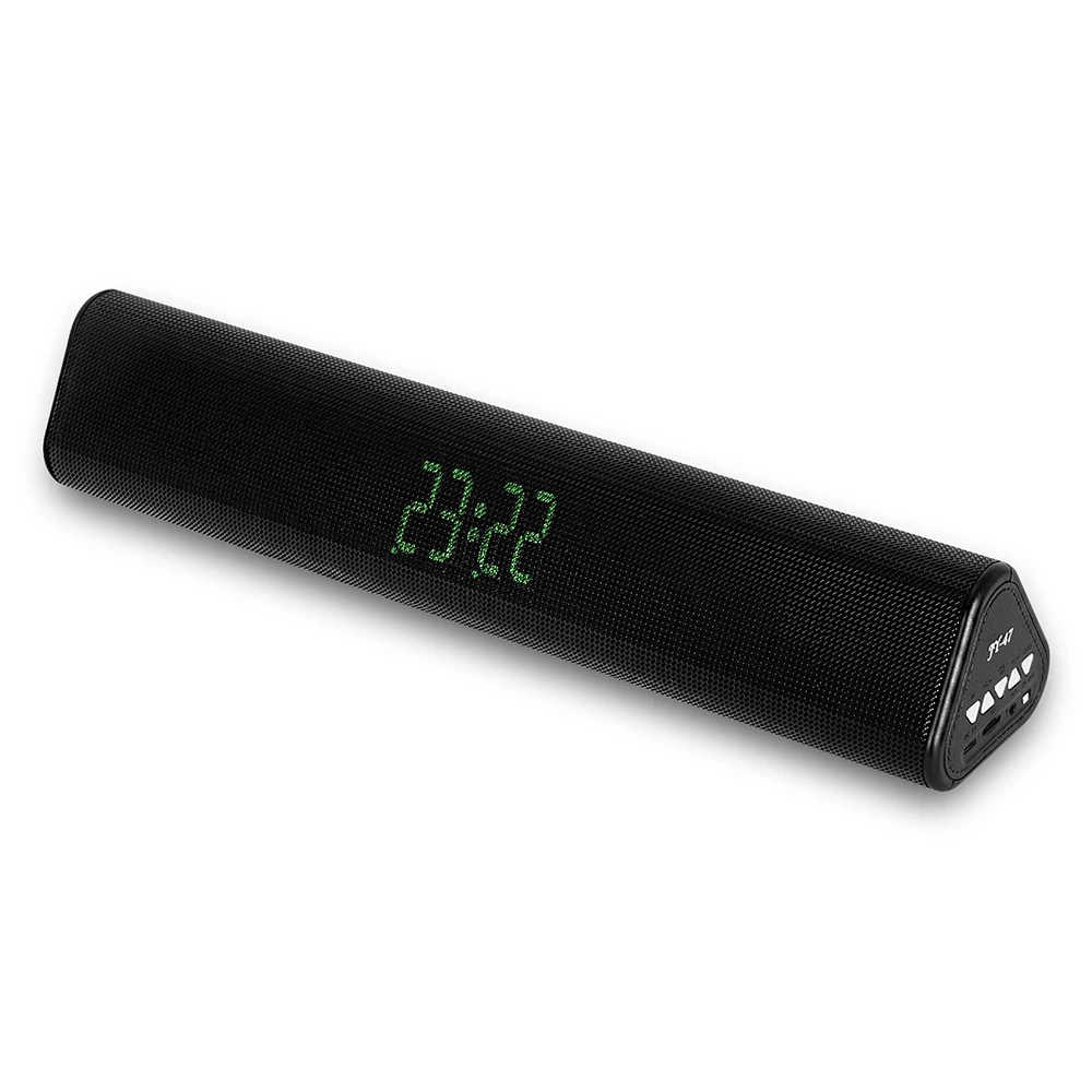 XGODY JY47 Bluetooth Колонка Беспроводная Портативная колонка со светодиодное радио с часами сабвуфер NFC динамик для компьютера телефона ПК ноутбука