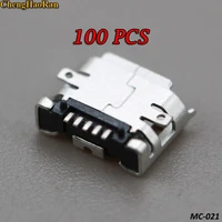 chenghaoran100pcs micro mini usb connector 5pin tail sockect for sony x10 x8 e10 e15 e16 j108 w100 charging socket