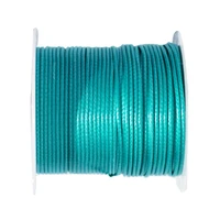 200ydsroll0 5mm peacock colorfast korea polyester wax cord waxed cord threadjewelry bracelet necklace wire string accessories