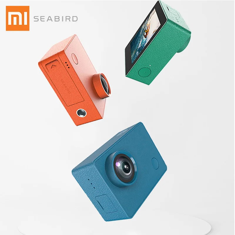 Xiaomi SEABIRD 4K Спортивная камера 12 МП 4 K/30 кадров поддержка SDIO3.0 145 ° Широкий Ангел высокая скорость передачи Смарт Экшн-камера