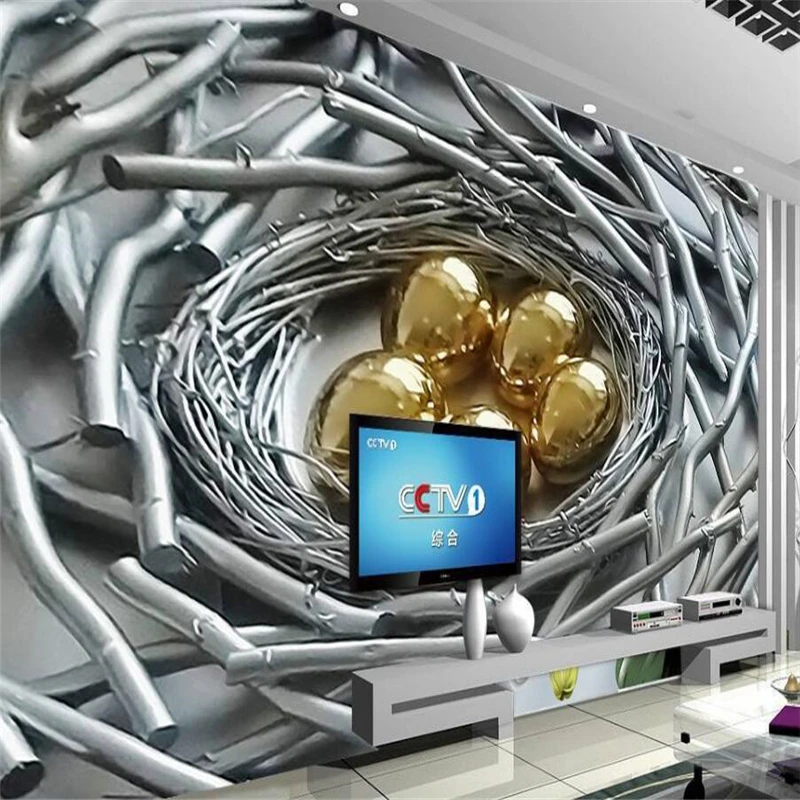 Рельефная настенная декоративная картина wellyu Nest 3D фон настенное украшение