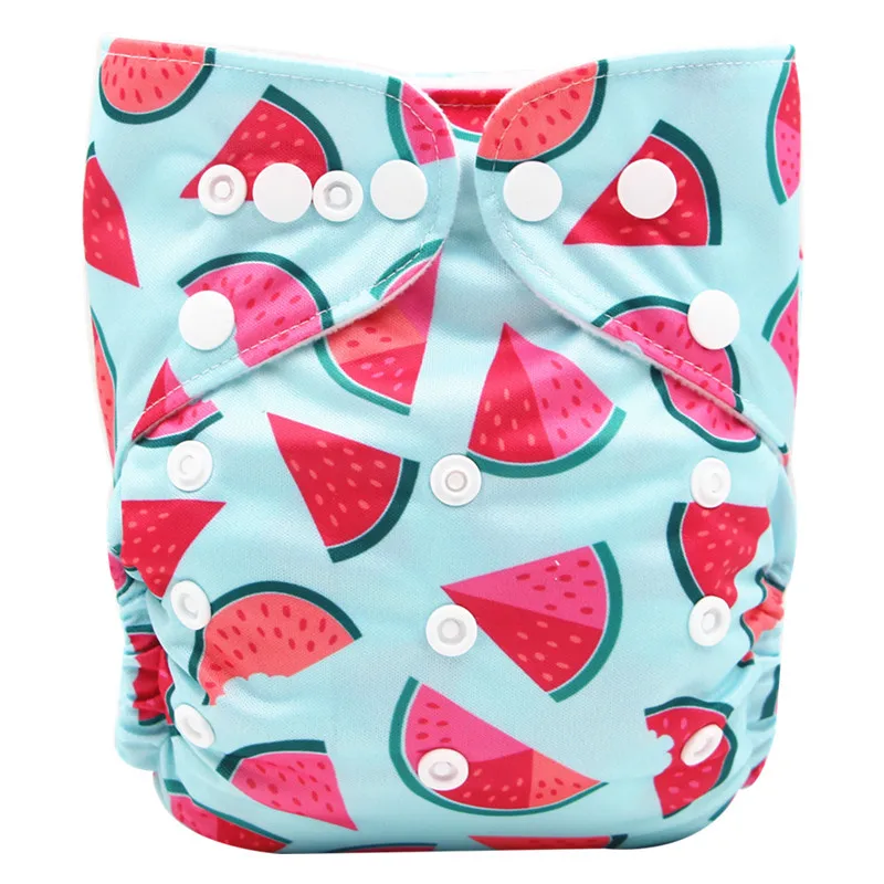 Washable Reusable Baby Cloth Diaper Cover Adjustable Waterproof Nappy Fleece With 1pc Microfiber Insert | Мать и ребенок