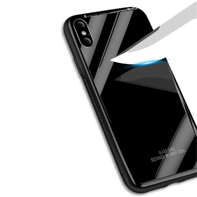 Чехол из закаленного стекла для смартфона Huawei P20 Pro Lite P10 P9 Plus мягкий силиконовый