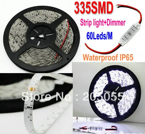5 м 335 SMD 60 светодиодный/м вид сбоку излучающий светильник полосы