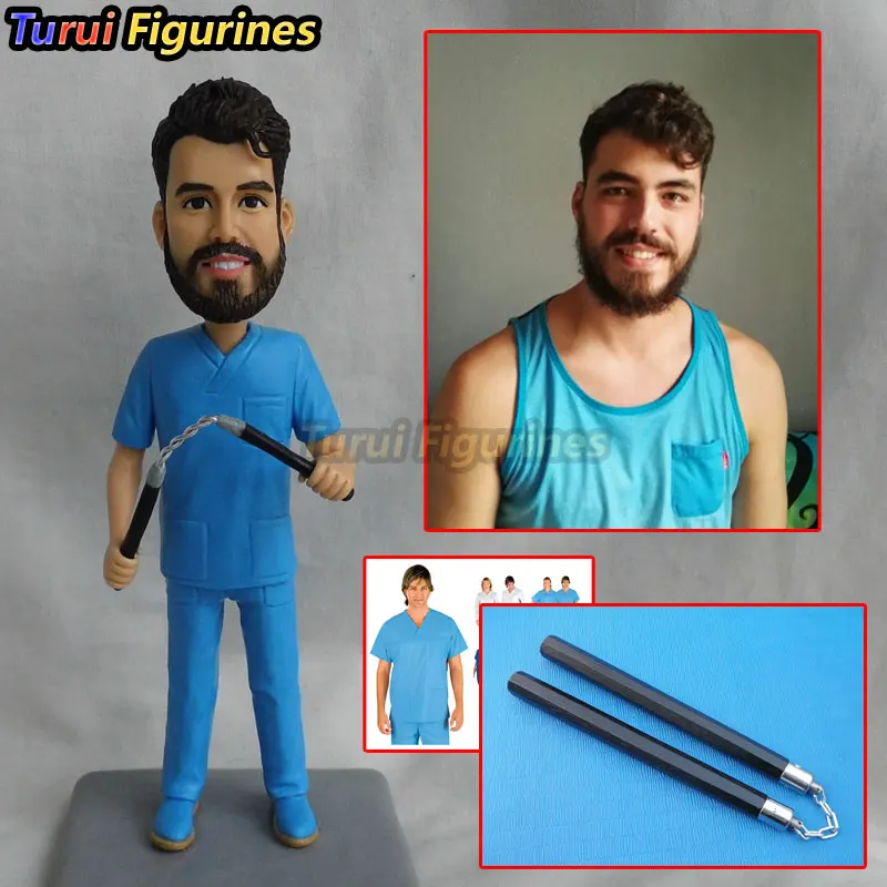 Кунг фу Мужская фигурка для мальчика на день рождения свадьба миниатюрные