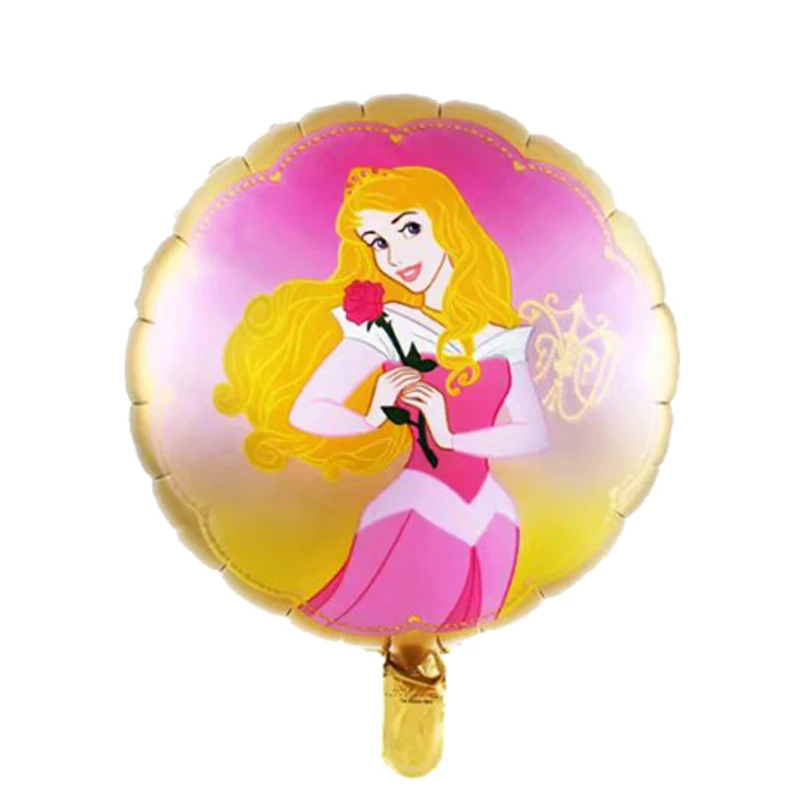 Aurora 10/20/50 шт 18inch Золушки Белоснежки шары в форме принцесс globos, платье на день рождения для маленьких девочек, вечерние поставка игрушки - Цвет: Aurora