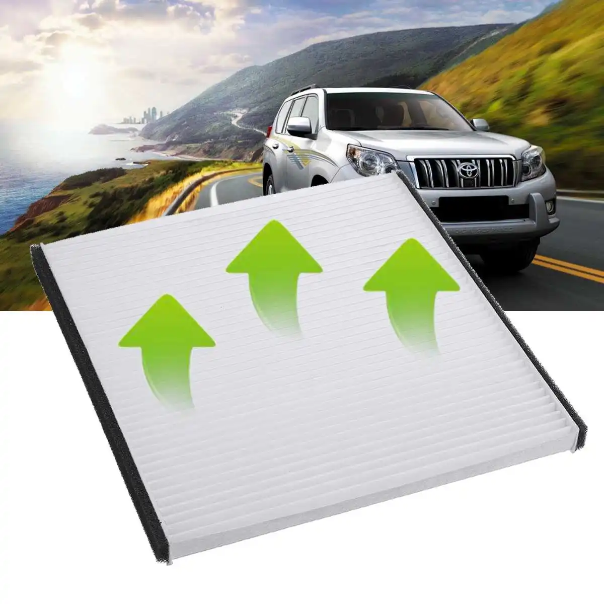 Кондиционер фильтр для TOYOTA PRADO чистый воздух уменьшить шум экономия топлива активированный уголь кабина