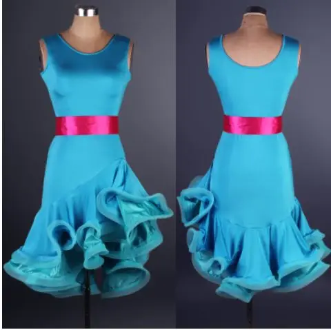 Синий Желтый Красный Черный для взрослых соревнований по латиноамериканским