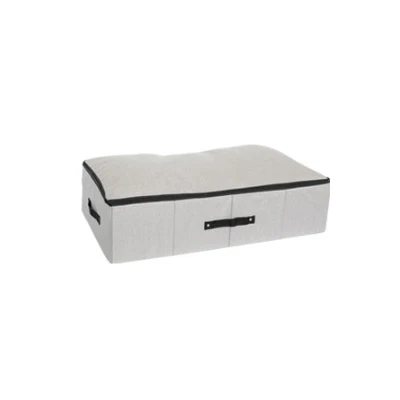 Light Gray Хлопковые льняные сумки для хранения, одеяло, чехол для одежды, органайзер для шкафа на молнии, сортировочный чехол, аксессуары для шкафа - Цвет: Light Gray