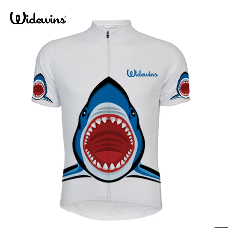 Акула Велоспорт Джерси короткий рукав Топ велосипедная Одежда MTB дорожный