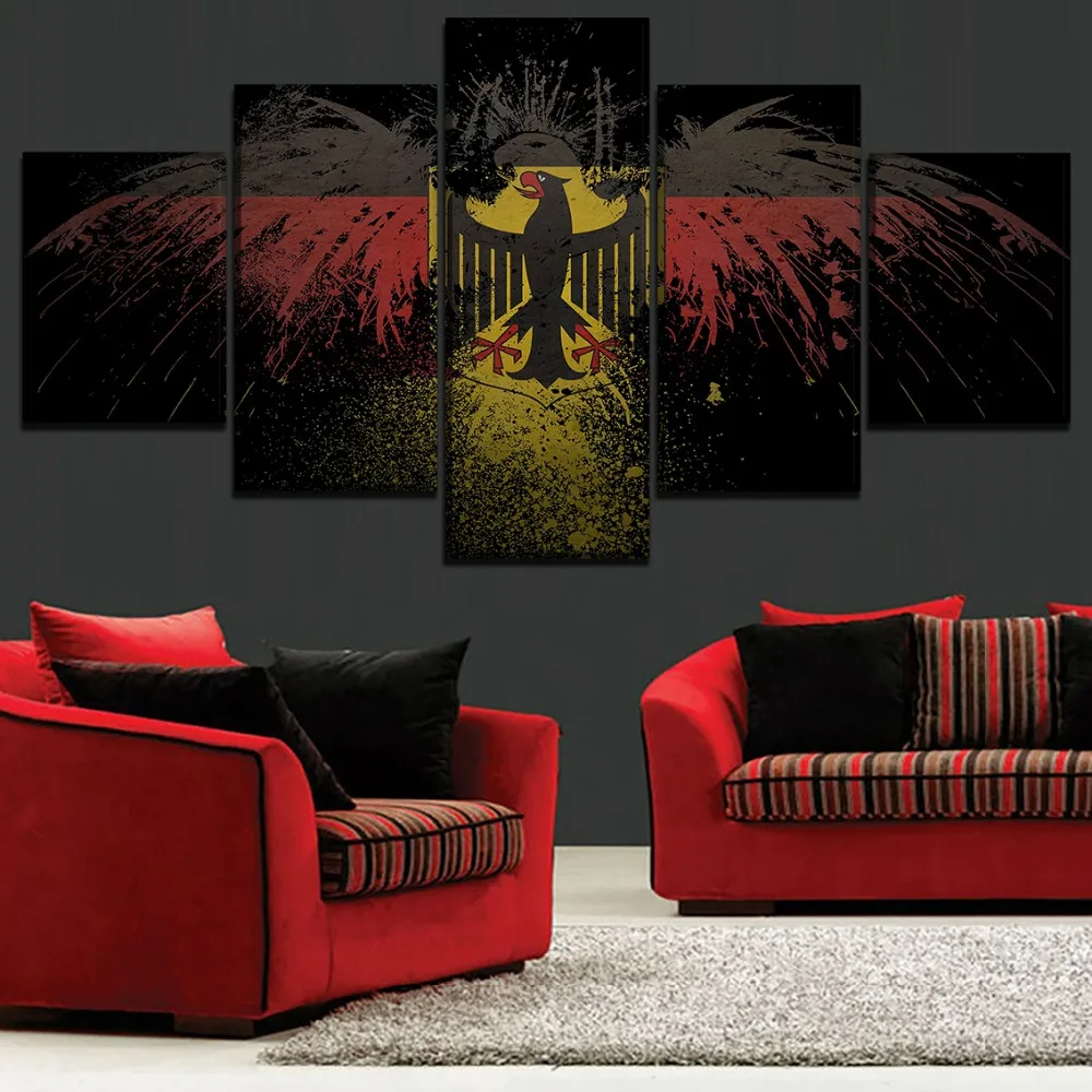 Домашний декор настенная рама для гостиной 5 шт. художественный абстрактный