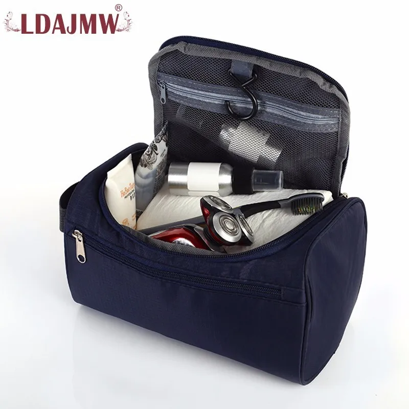 LDAJMW водостойкая нейлоновая мужская сумка для макияжа органайзер путешествий