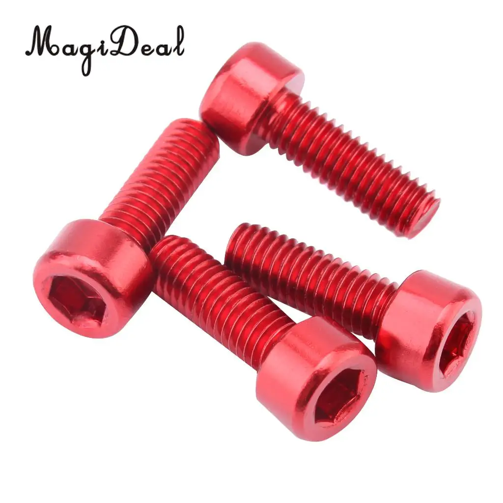 MagiDeal 8Pcs Aluminum Alloy Bolts Bicycle Water Bottle Cage Screws | Дом и сад