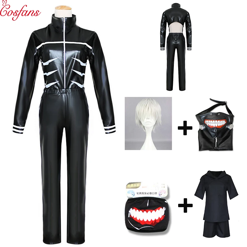 Японские Аниме Токийский Гуль костюмы для косплея Kaneki Кен толстовки куртки