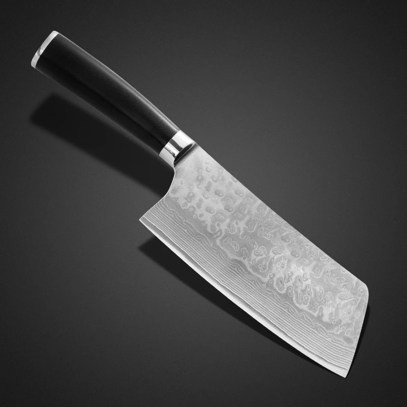 Бесплатная доставка 7 дюймов нож для нарезки мясника дамасская сталь новые