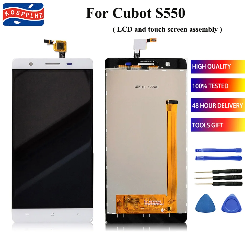 KOSPPLHZ для Cubot S550 Pro ЖК дисплей кодирующий преобразователь сенсорного экрана в
