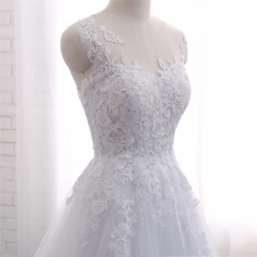 2018 Новое поступление Свадебные платья Vestido de Noiva ТРАПЕЦИЕВИДНОЕ свадебное платье