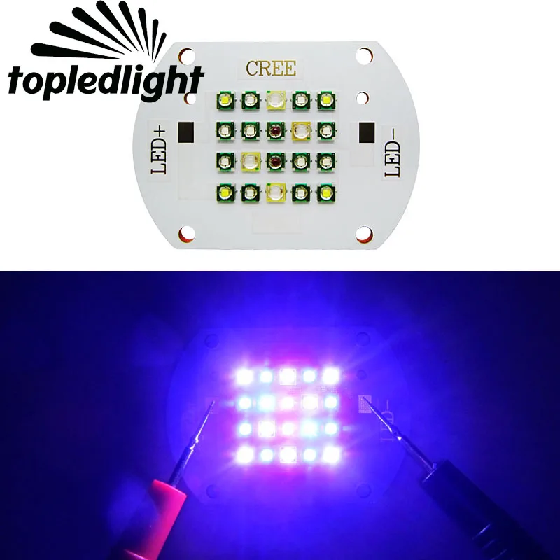 Topled светильник по индивидуальному заказу 60 Вт Cree + Epileds 450nm Королевский синий 470nm