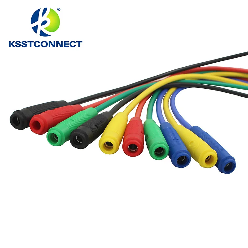 Высокогибкие Магнитные провода TL430 с жестким разъемом 4 мм диаметром 13AWG |