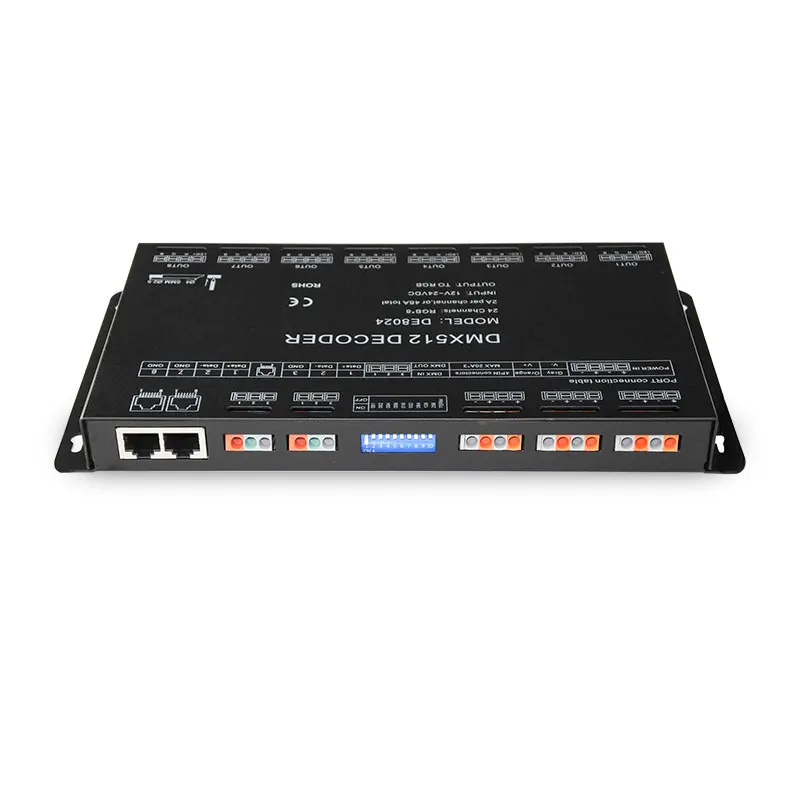 3. Источник питания в 24CH DMX512 выход сигнала многоканальный светодиодный регулятор