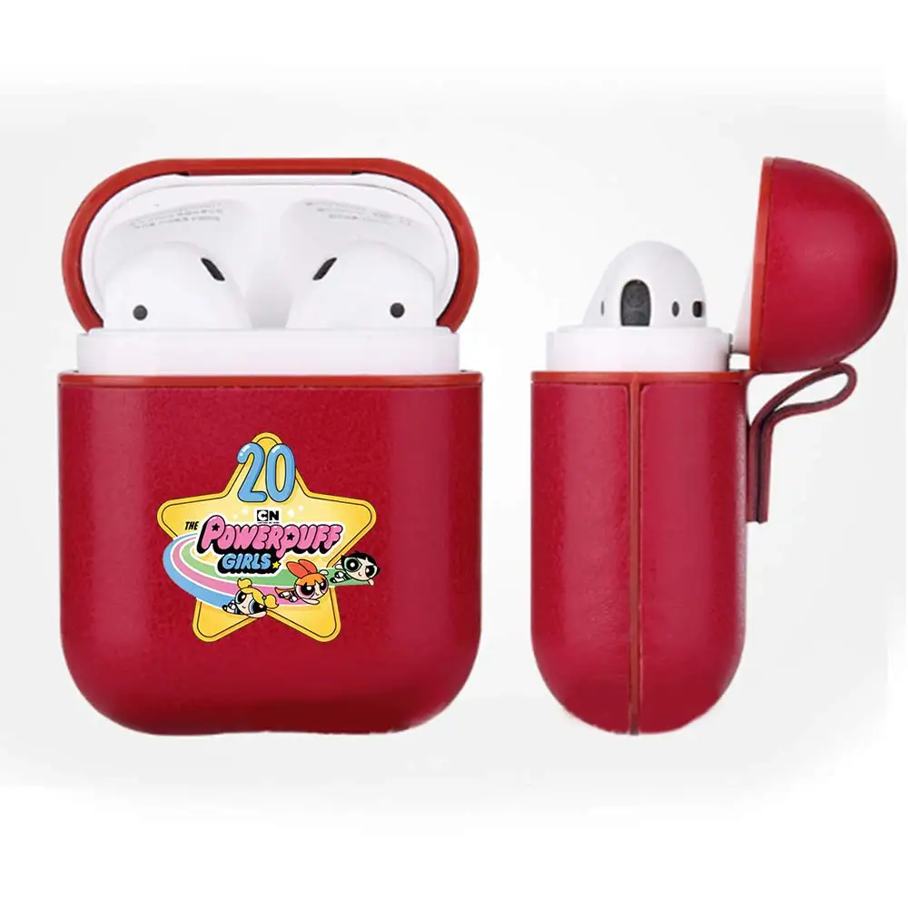 Powerpuff девушки цветут/пузыри/Buttercup кожа Bluetooth беспроводной Чехол для гарнитуры Apple