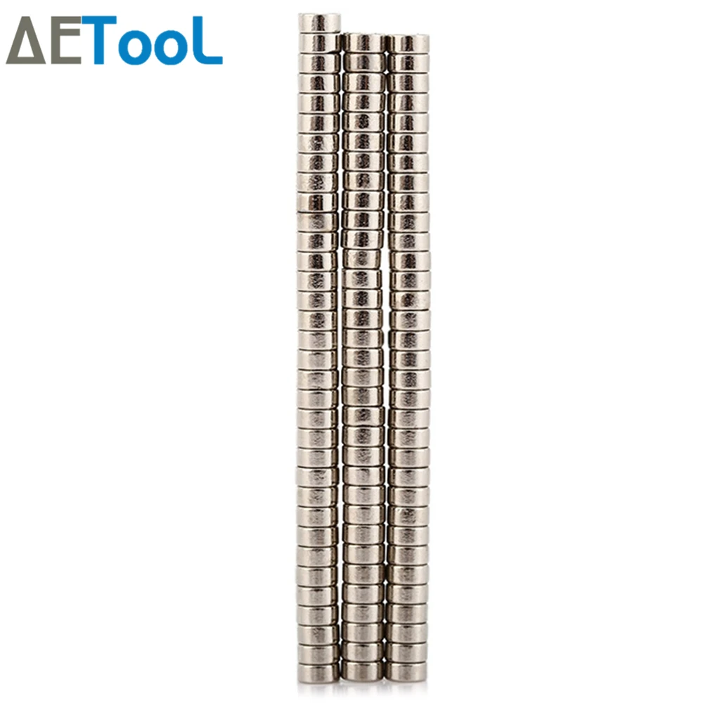 AETool 50/100 шт мини 4x1 мм N38 Неодимовые Магниты Электрический магнит постоянный
