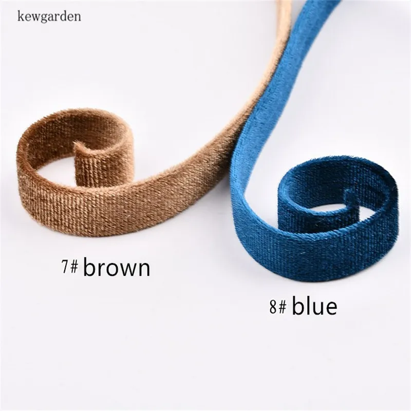 kewgarden 10mm 16cm Flannel Layering Cloth Ribbons DIY Bowknot Bow tie Satin Ribbon Handmade Tape Riband 12m/lot | Дом и сад