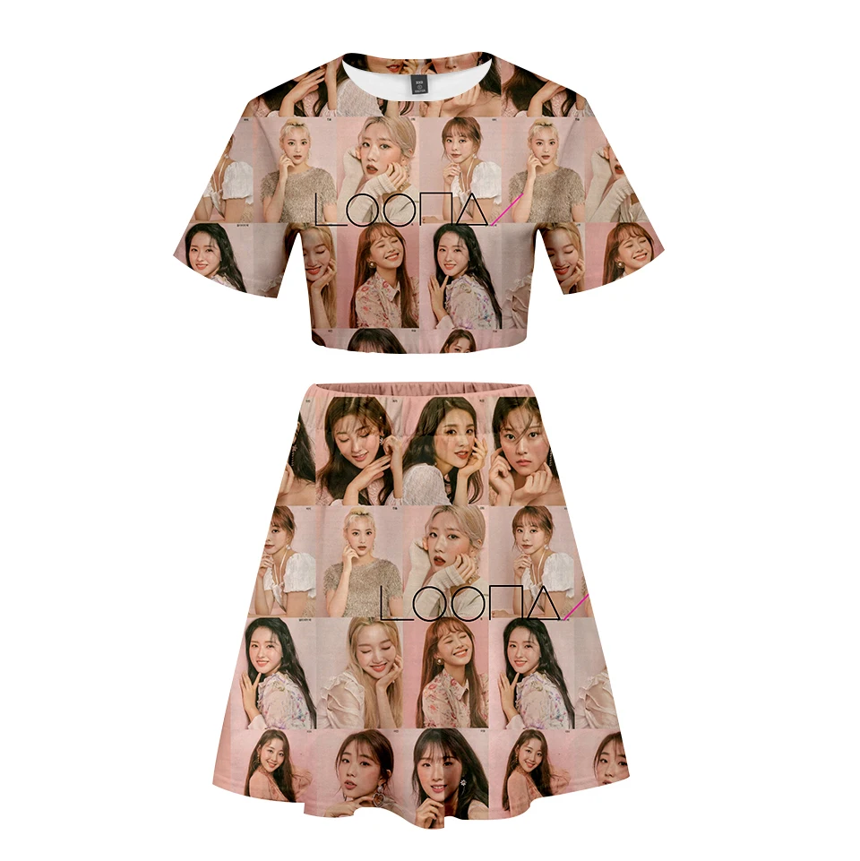 Женское Повседневное платье Loona Летнее спортивное с 3D принтом и короткими