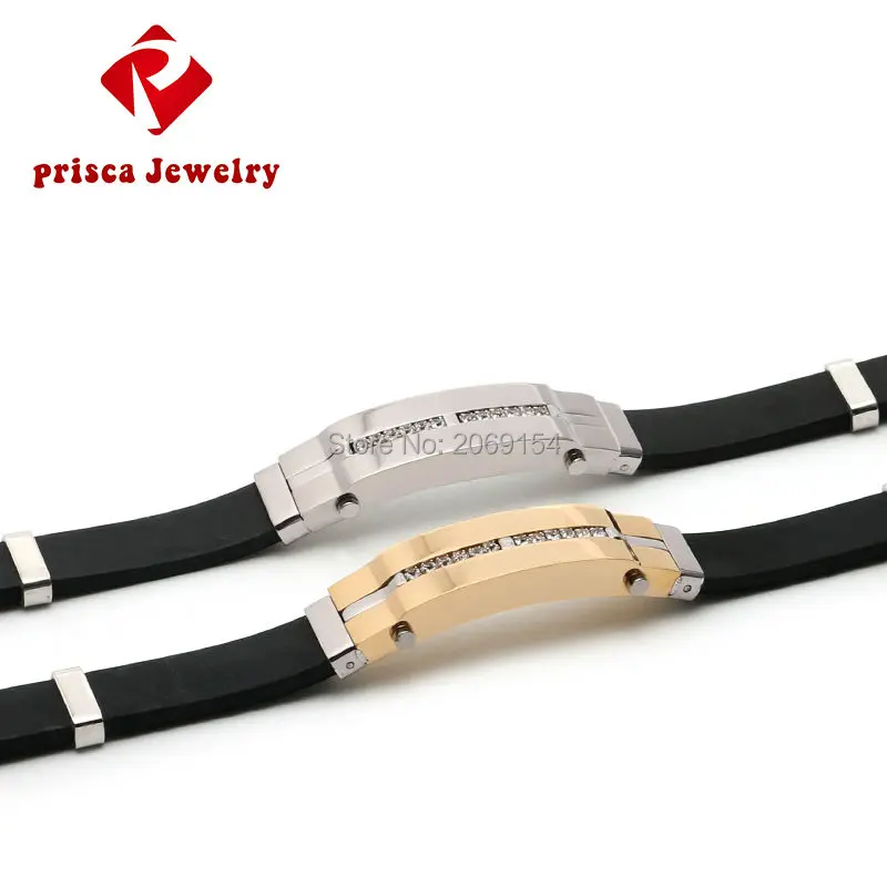 Ювелирный Браслет очаровательный модный браслет классический силиконовый