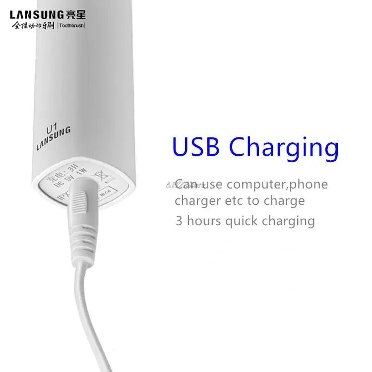 Новые Pro U1 ультра Sonic Электрические зубные щётки Беспроводной 8 шт. замена головки