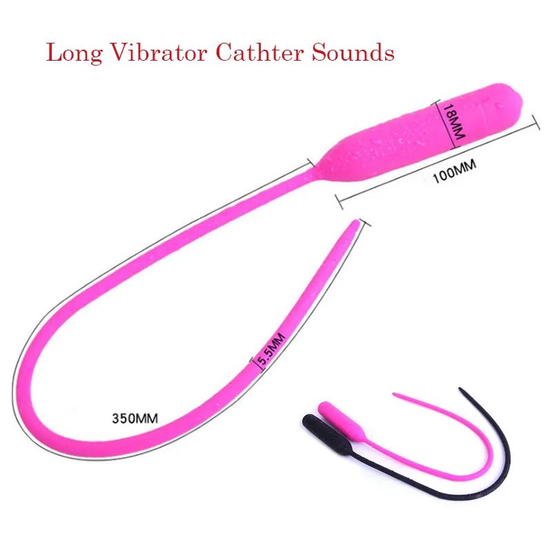 Новинка Мужской Вибратор Силиконовая пробка для пениса уретральный звуковой