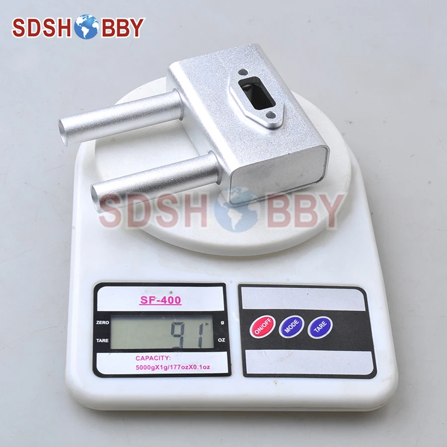 Специальный глушитель выхлопной трубы из алюминиевого сплава для двигателя DLE35RA