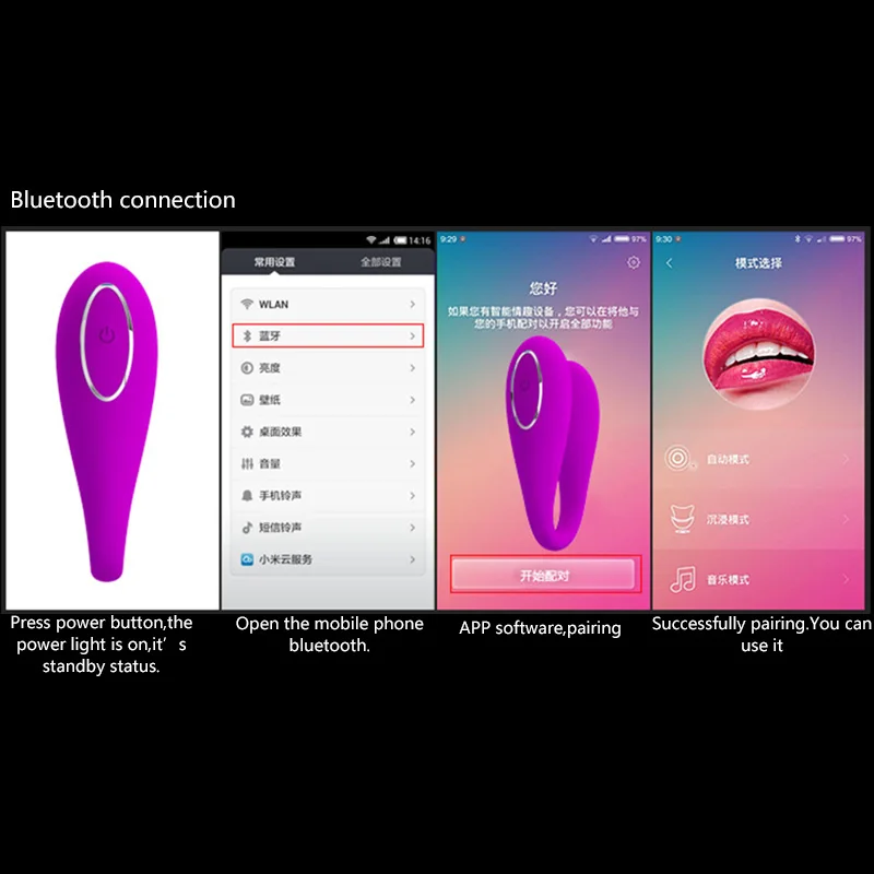 USB перезаряжаемое вибрирующее яйцо для клитора точки G фаллоимитатор вибратор