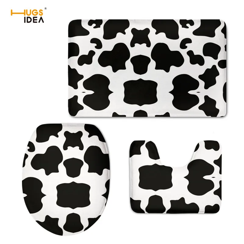 Чехол на сиденье унитаза HUGSIDEA Cow Lover с 3D принтом украшение для ванной комнаты