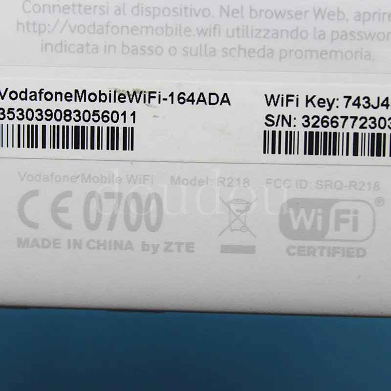 Разблокированным использоваться vodafone R218 4G LTE 150 Мбит мобильный wi-fi-роутер с гнезда
