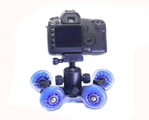 Аксессуары для фотосъемки Настольная мини-камера направляющая настольная тележка автомобильная видео-слайдер для DSLR-камеры canon 5diii 60d 5D2 7D