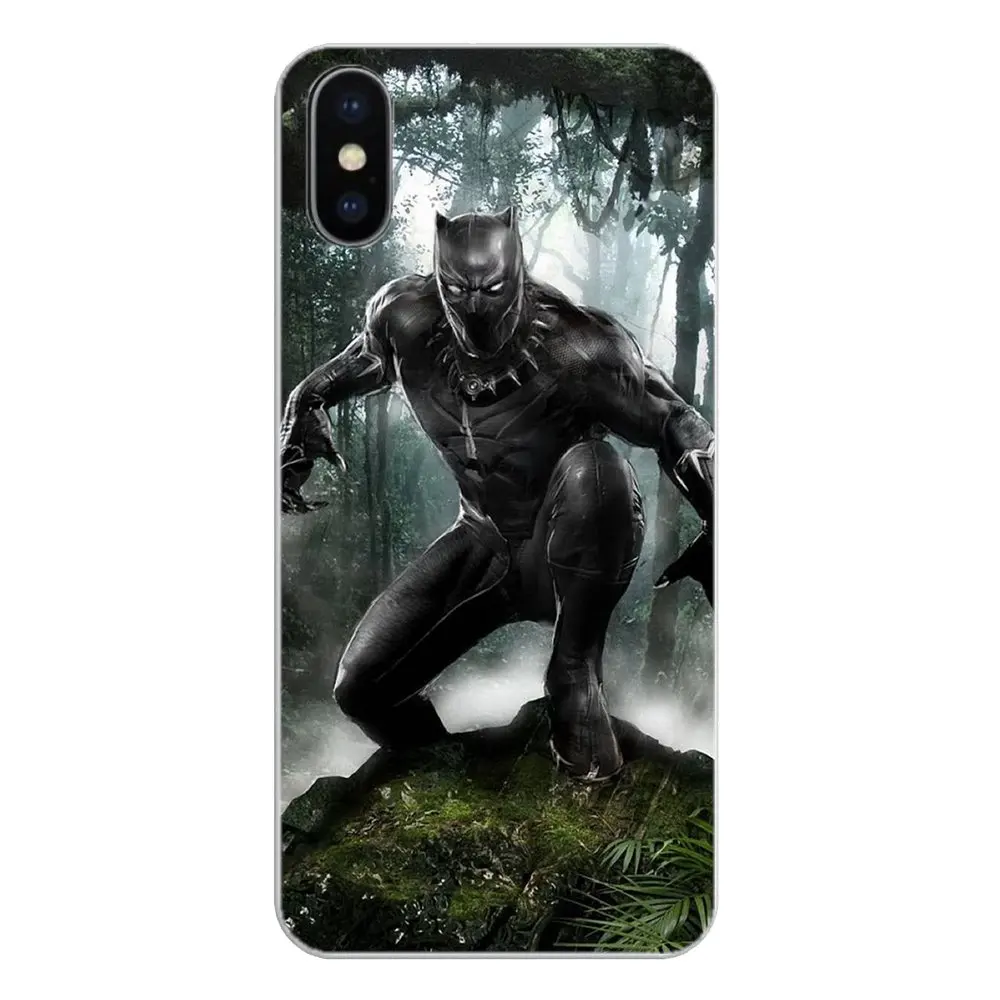 Черная пантера для Samsung Galaxy S2 S3 S4 S5 MINI S6 S7 edge S8 S9 Plus Note 2 3 4 5 8 Coque Fundas силиконовый