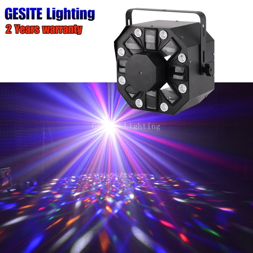 Оптовая продажа Профессиональный светодиодный Подсолнух 5 в 1 RGBWA Дискотека идея