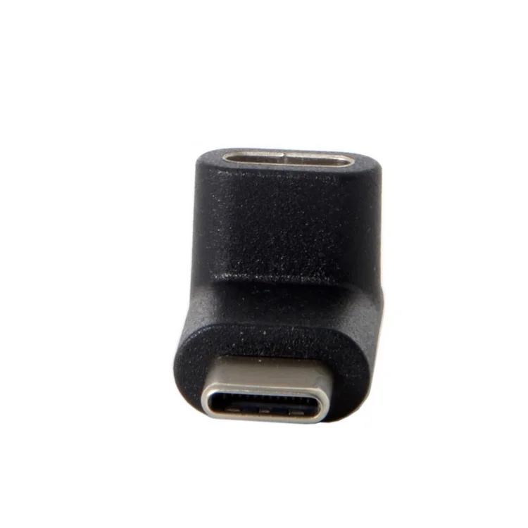 90 градусов вверх или вниз угловой Реверсивный USB 3 1 Type-C штекер-гнездо удлинитель