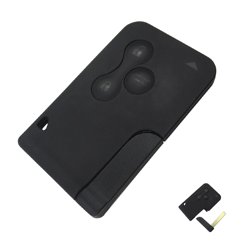 Чехол для смарт карты OkeyTech с 3 кнопками чехол карт со вставкой брелок Renault Clio Logan