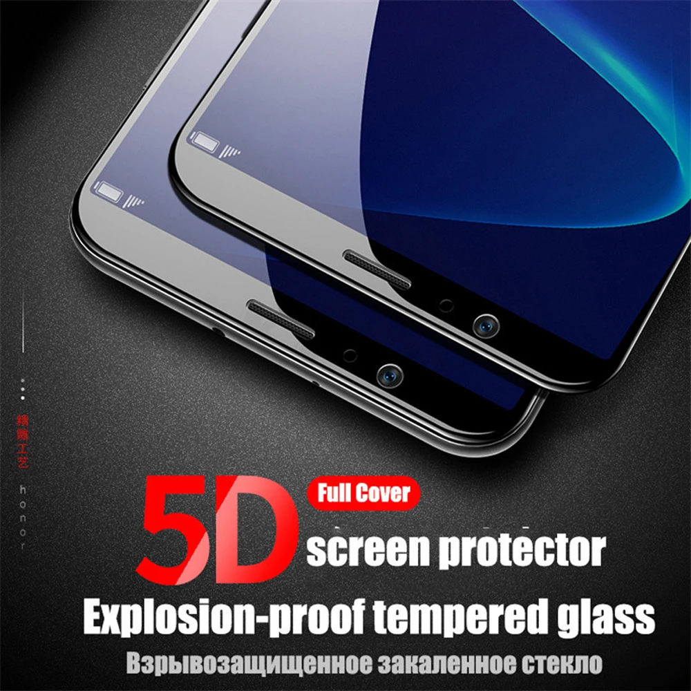5D полное изогнутое закаленное стекло для huawei mate 20 Pro P20 Lite honor 10 9 lite Защитная пленка для huawei P умное стекло