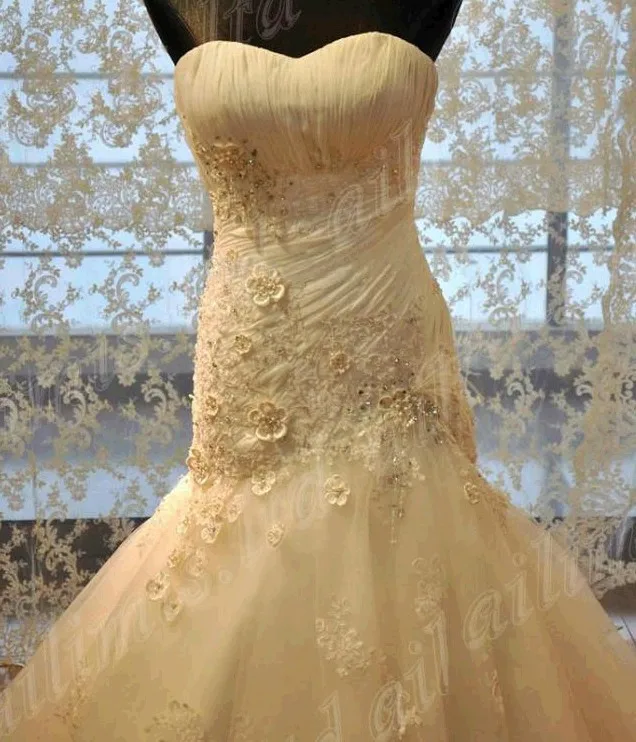 Exotic Wedding Dresses Mermaid Floor-Length Court Train Beading Sweetheart Off The Shoulder Sleeveless Natural Lace Up Built-In | Свадьбы и