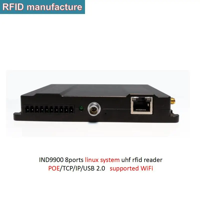 Длинный диапазон 8 портов linux системы uhf rfid считыватель supoort Java язык интерфейс с