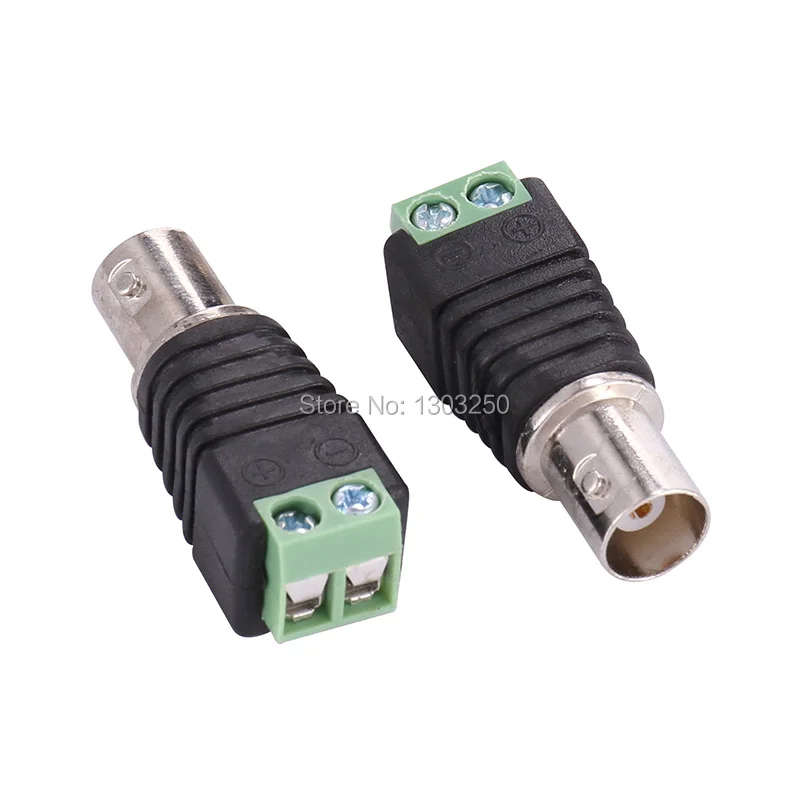 5 шт. Coax Cat5 Cat6 CCTV Коаксиальная камера BNC Женский Джек видео балун коннекторы разъем