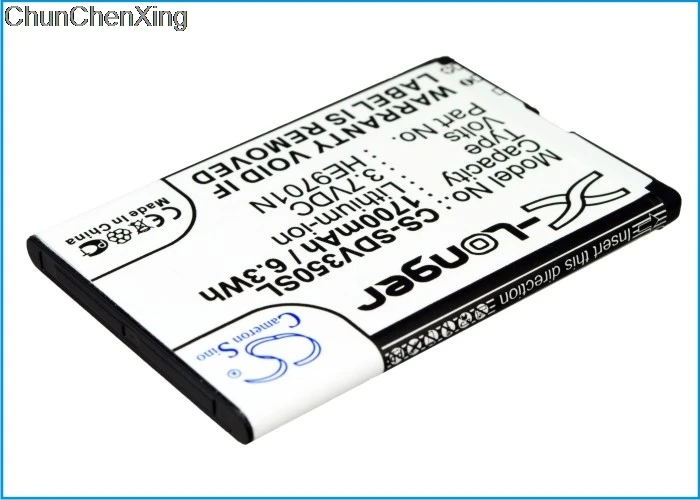 Аккумулятор Cameron Sino на 1700 мА · ч HE9701N для смартфонов V350 V500 | Электроника